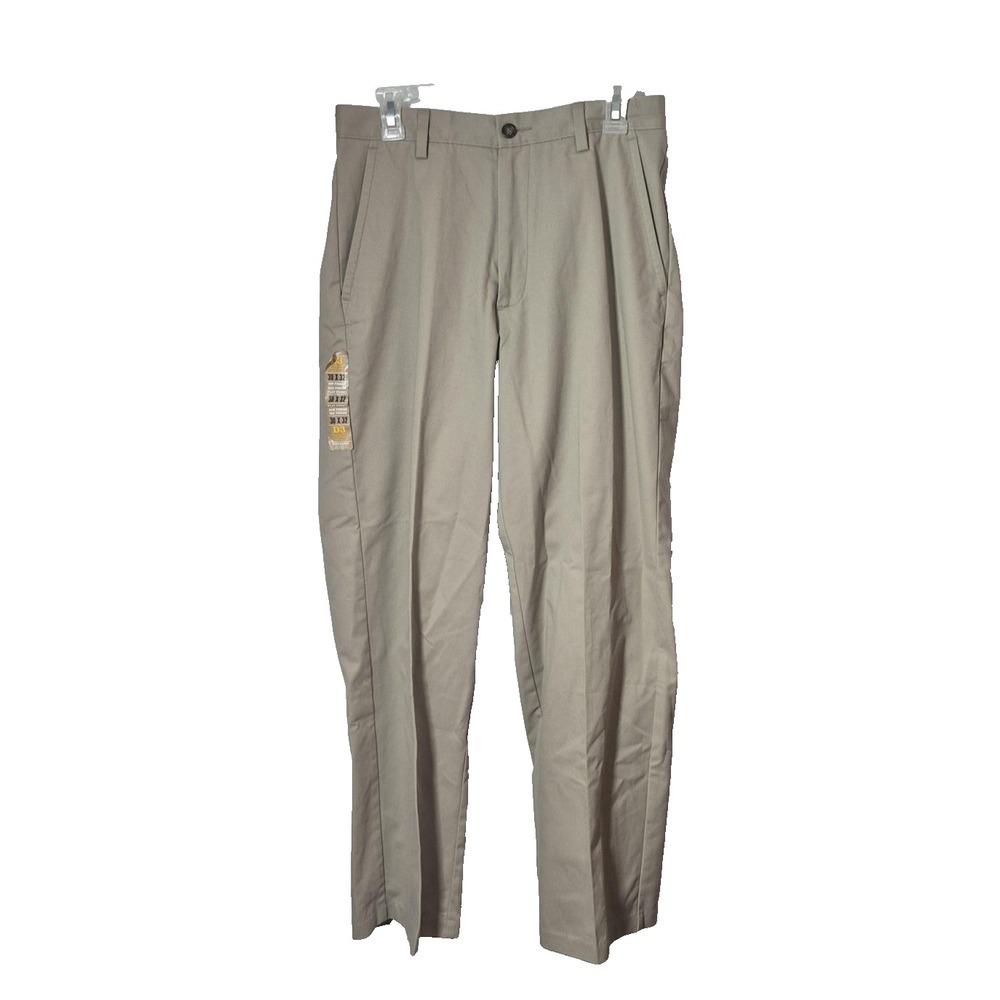 Dockers D3 Pants Mens 30x31‎ (T30x32) Khaki Classic Fit Flat Front NEW